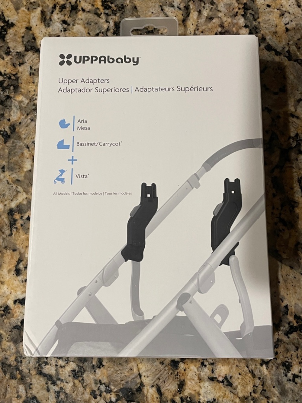 UPPAbaby Upper Adapters for Vista & Aria Strollers - Black